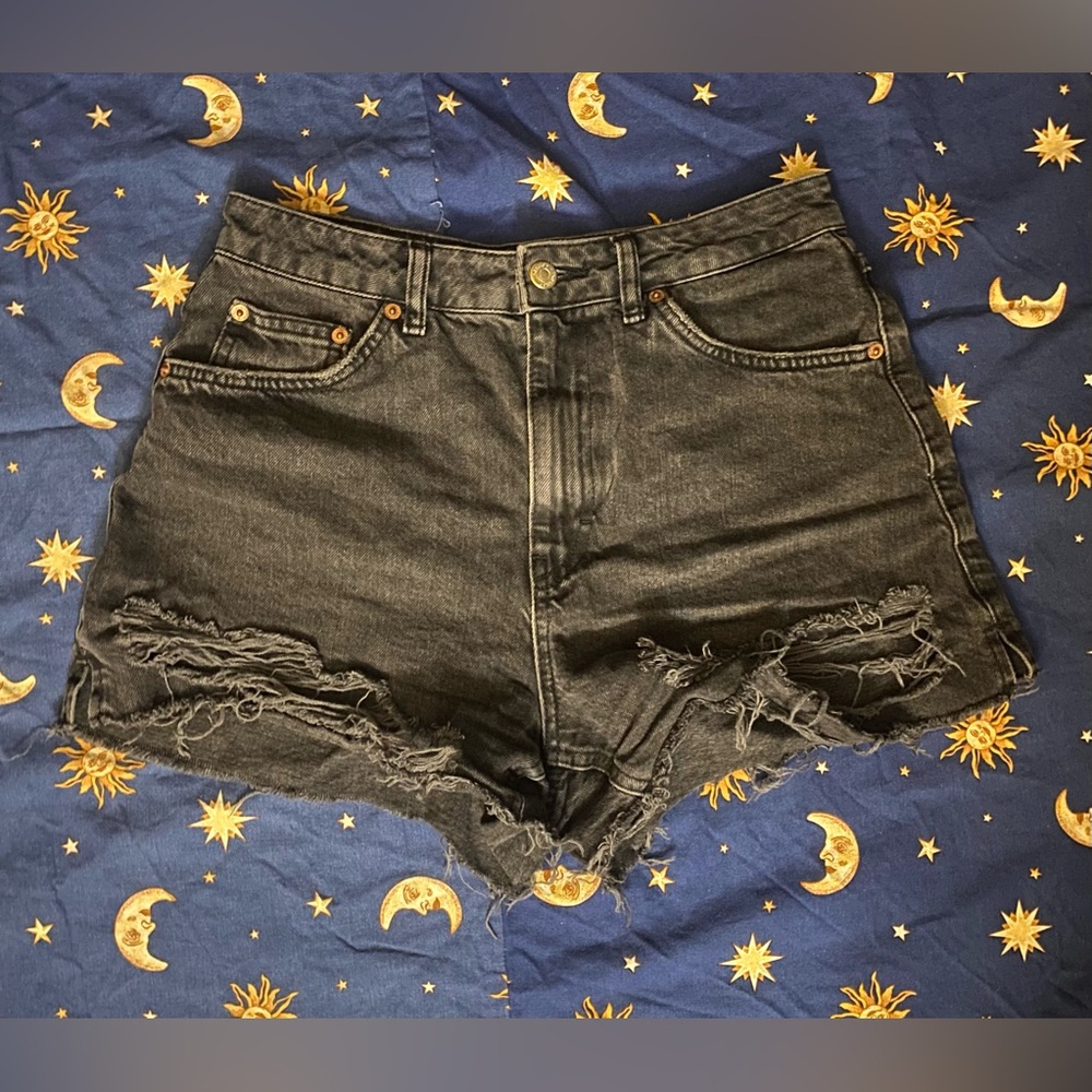 Grunge Black Shorts